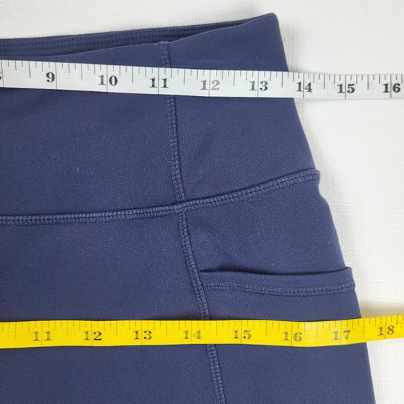 Skechers Los Angeles Navy Blue SKORT Womens Size S Pull-on Skirt with Shorts - Picture 3 of 12